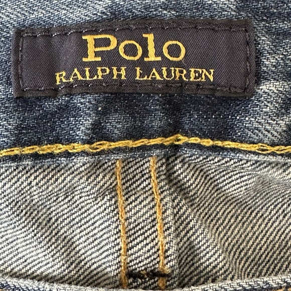 Polo Ralph Lauren Blue Jeans 40x32 Hampton Relaxed Straight Denim - Picture 9 of 12
